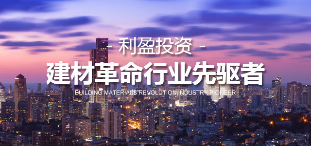 利盈投资，建材革命行业先驱者